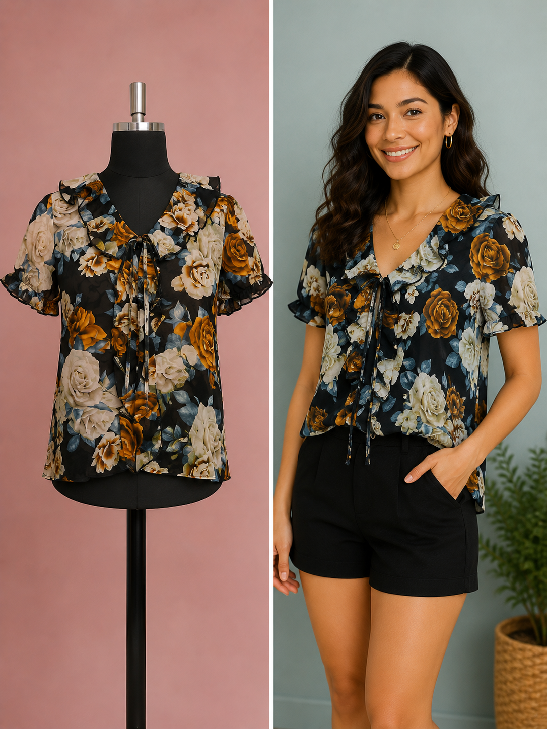 Women’s Halfhand Top - Image 2