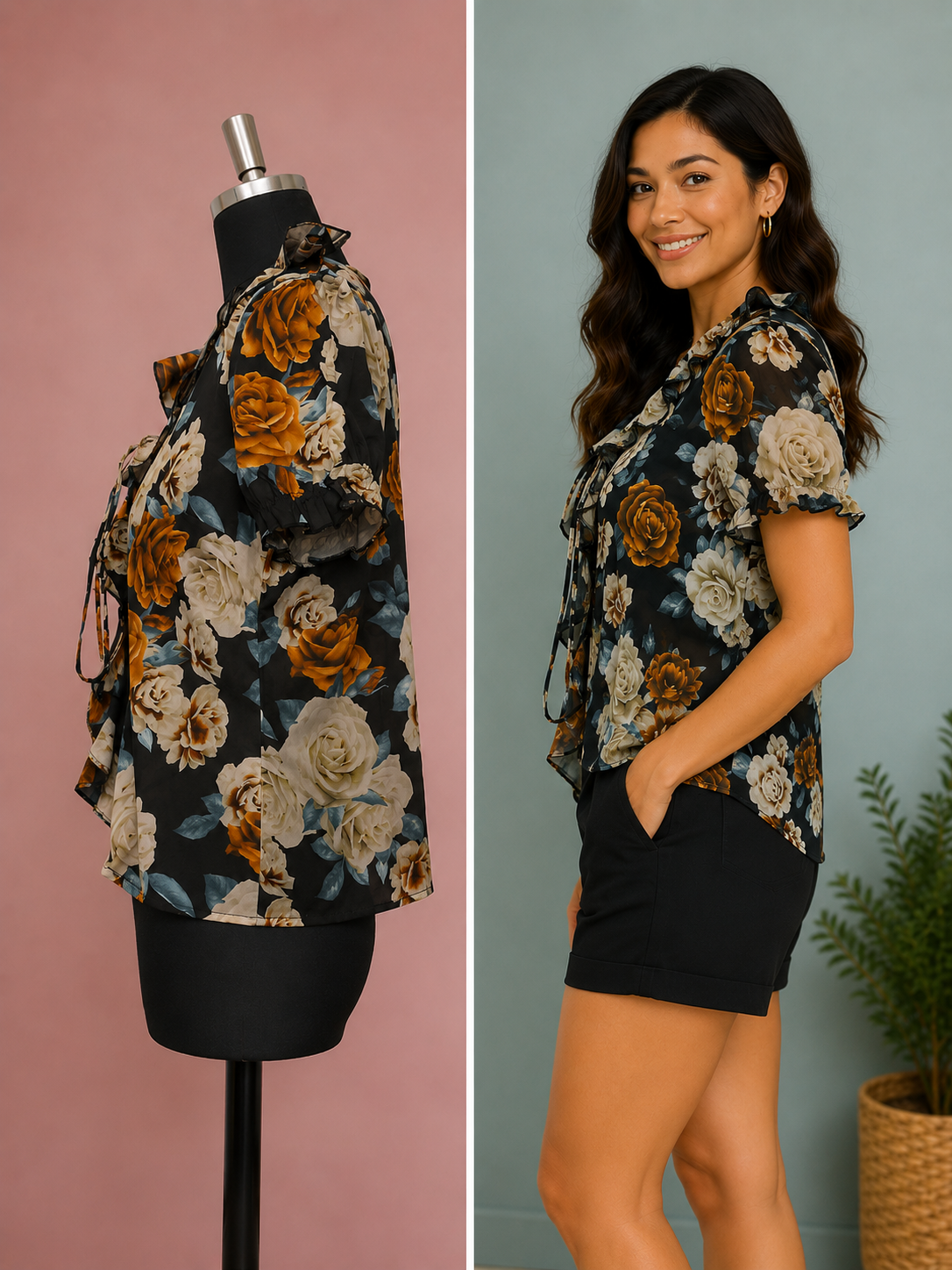 Women’s Halfhand Top - Image 3