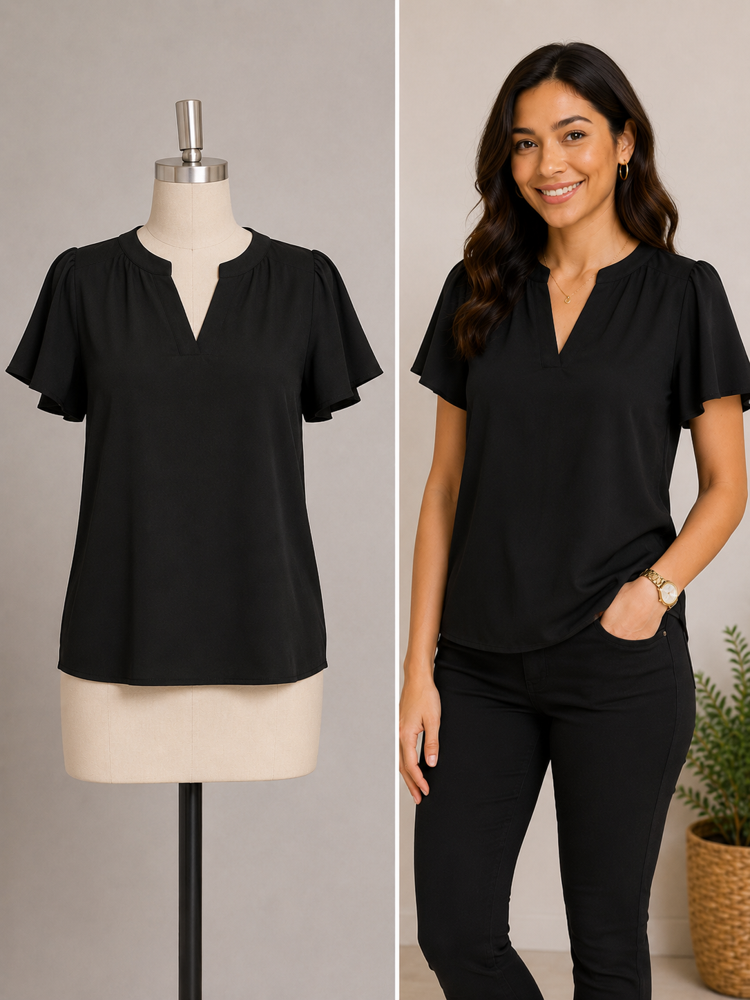 Women’s Halfhand Top - Image 2