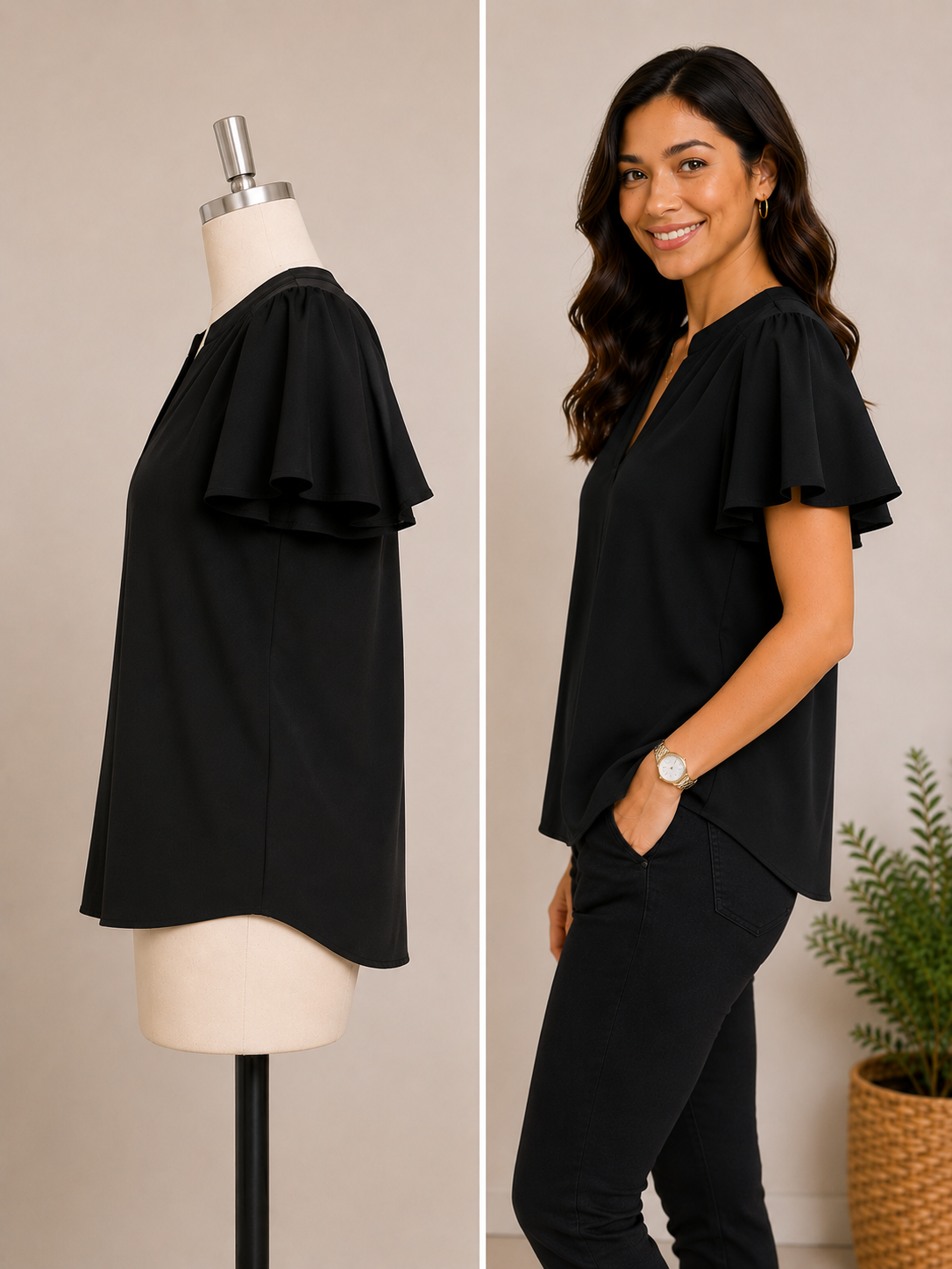 Women’s Halfhand Top - Image 3