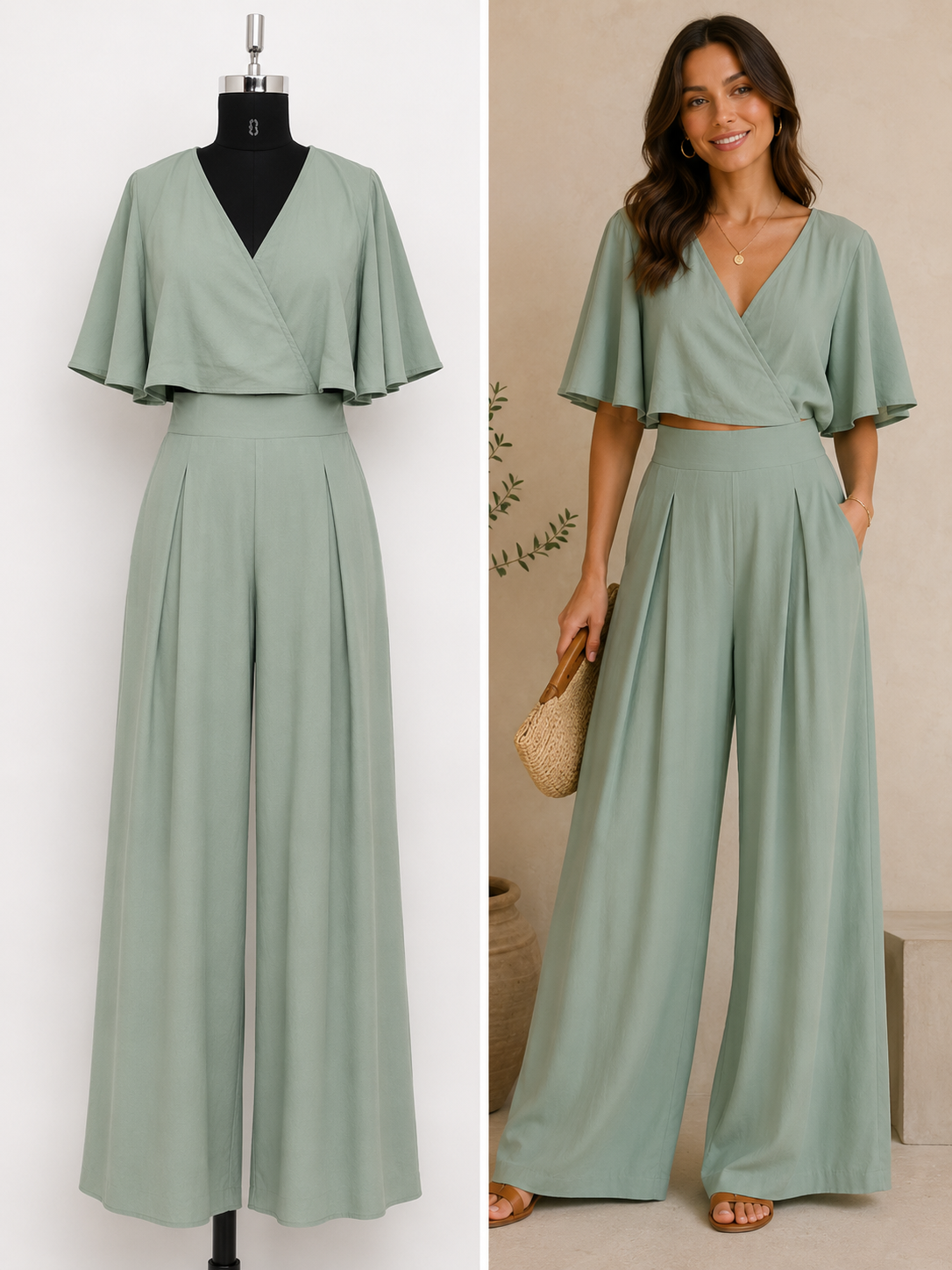 Women’s Halfhand Jumpsuit - Image 2