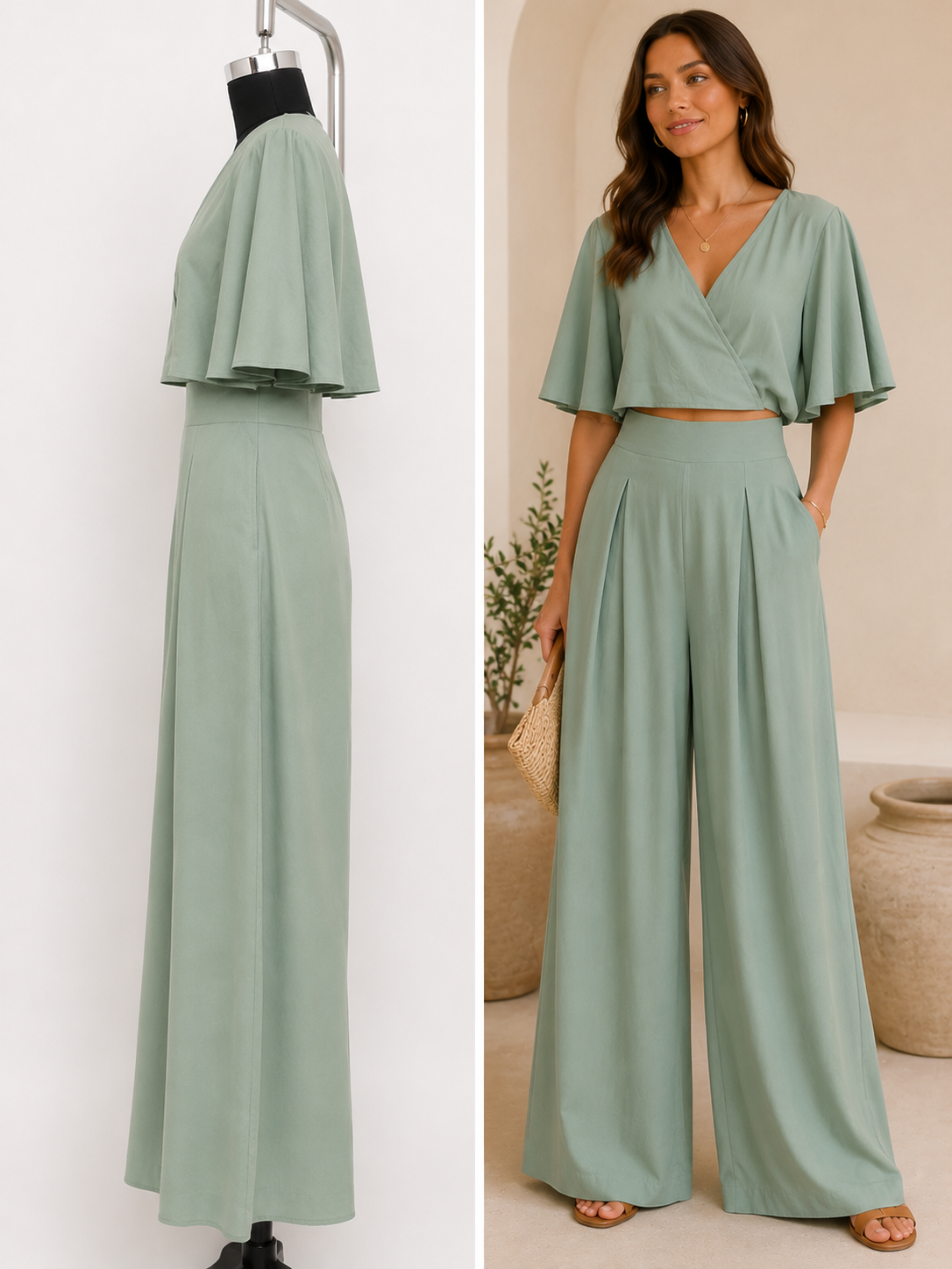 Women’s Halfhand Jumpsuit - Image 3