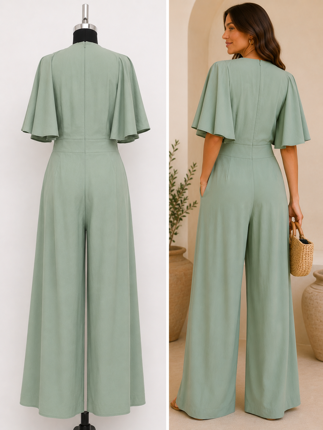 Women’s Halfhand Jumpsuit - Image 4