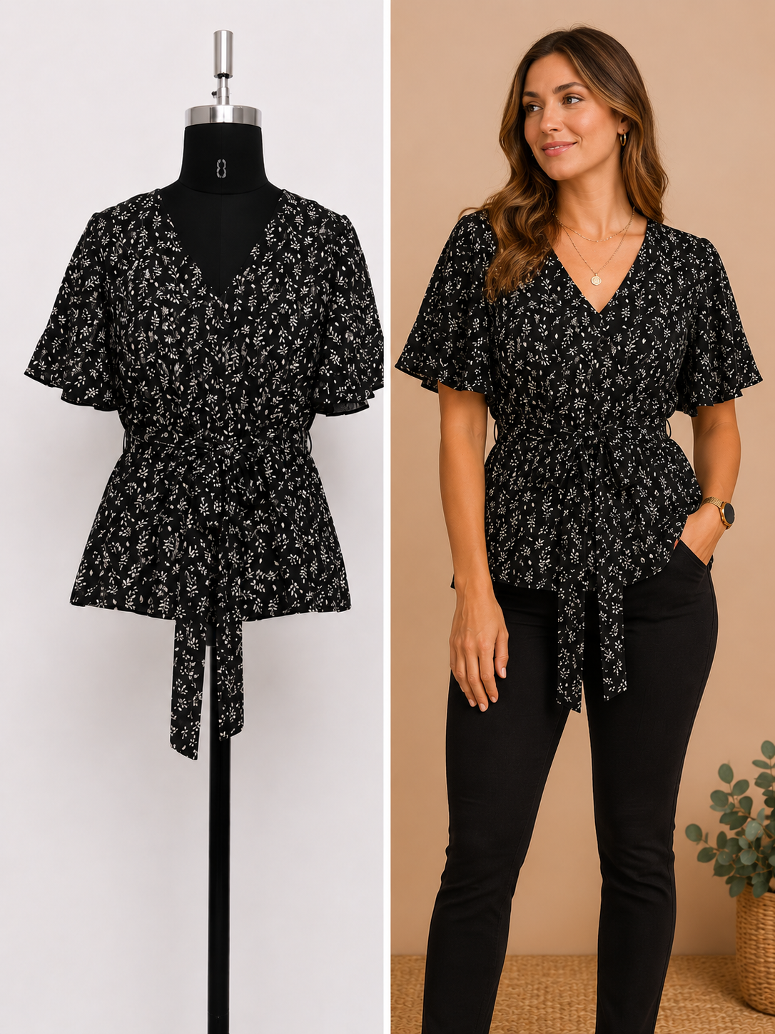 Women’s Halfhand Top - Image 2