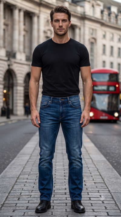 Men's Jeans - Royal Blue (750 g Denim. Pay for only 550 g)