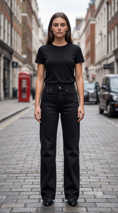 Women's Jeans - Black (770 g Denim. Pay for only 550 g)