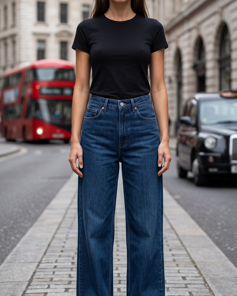 Women's Jeans - Dark Blue