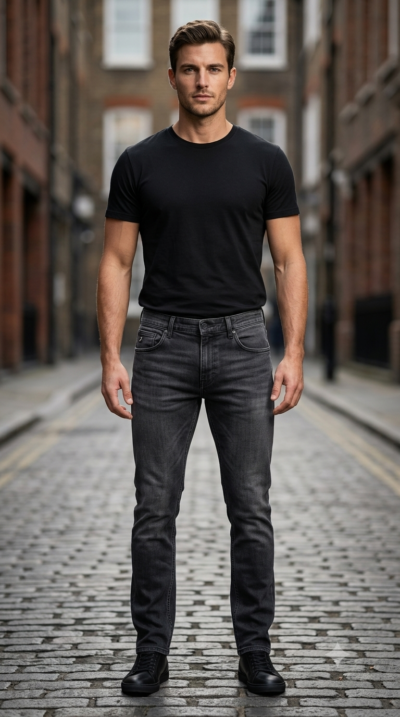 Men's Jeans - Ash Grey (770 g Denim. Pay for only 550 g)