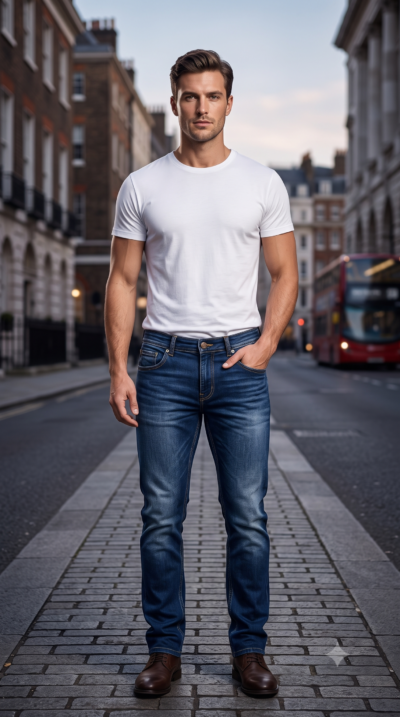 Men's Jeans - Dark Indigo (710 g Denim. Pay for only 550 g)