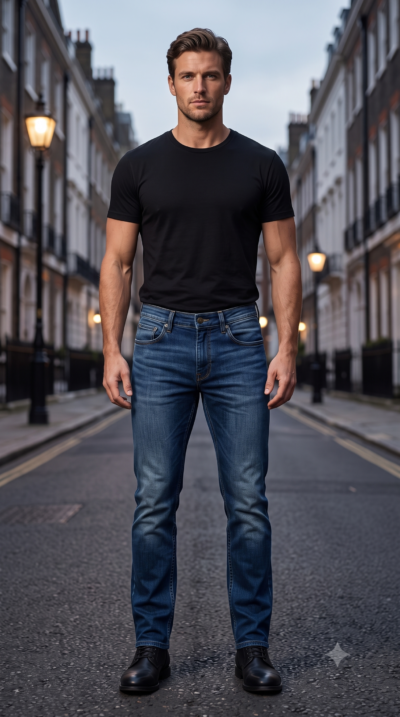 Men's Jeans - Indigo (720 g Denim. Pay for only 550 g)