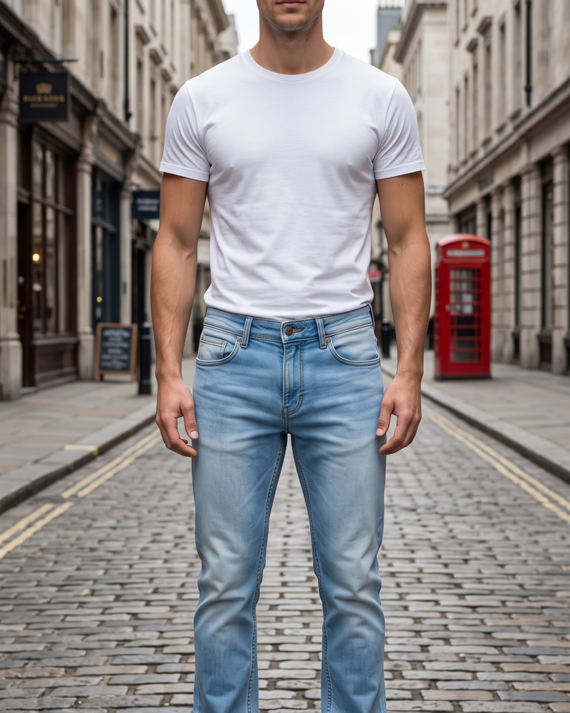 Men's Jeans - Sky Blue