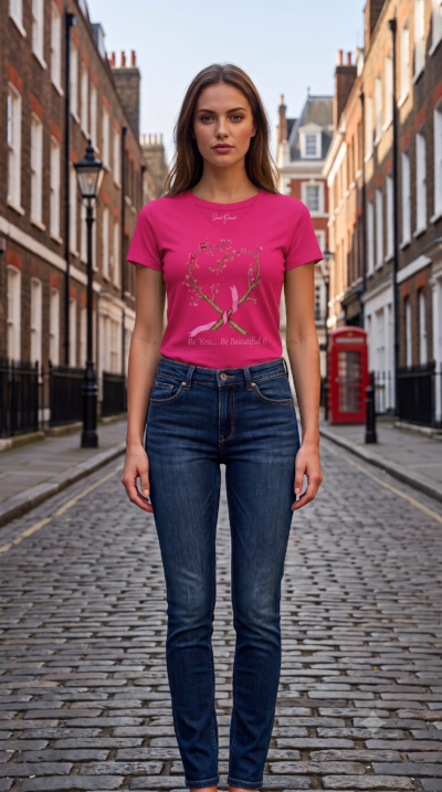 WOMEN'S T-SHIRT - HOT PINK