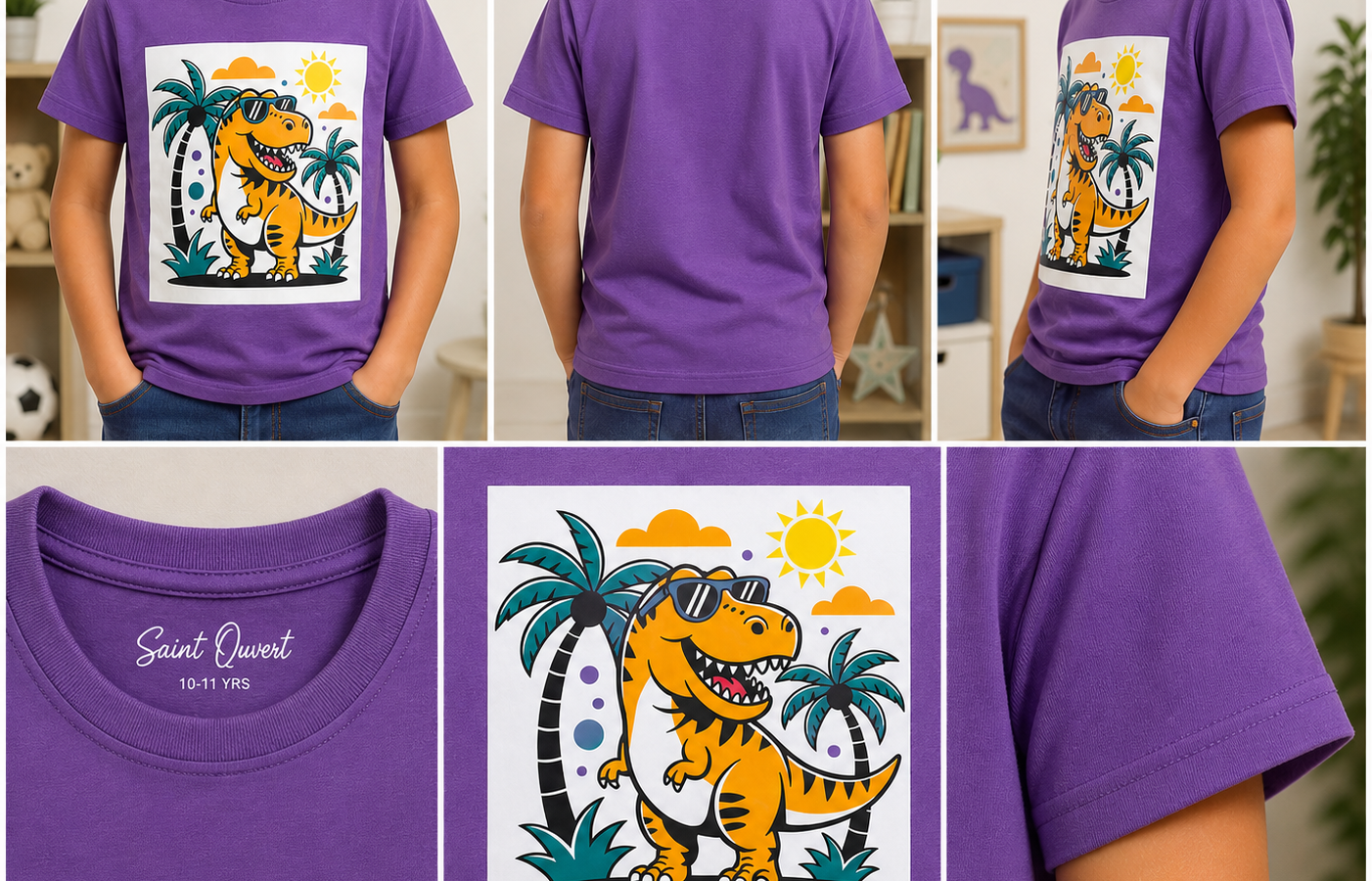 Dinosaur printed T Shirt – Weigh N Buy