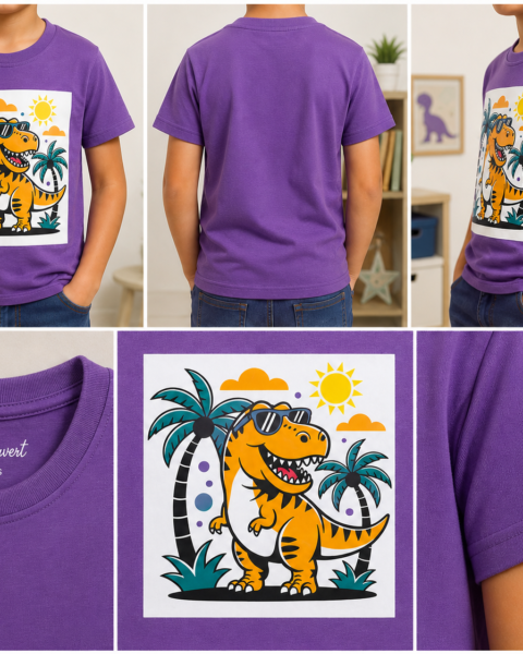 Dinosaur printed T Shirt – Weigh N Buy