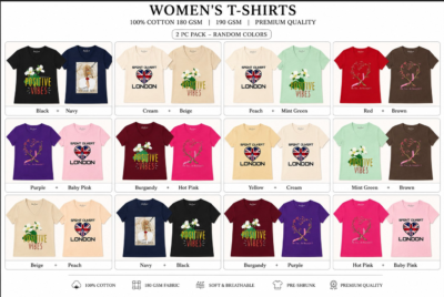 Women's Assorted T-Shirt 2 Pack