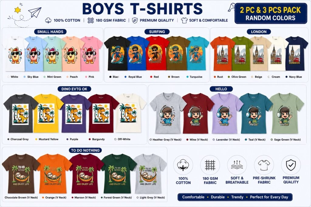 Boys' Assorted T-Shirt 2 Pack