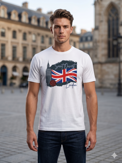 Men's Round Neck T-Shirt - White