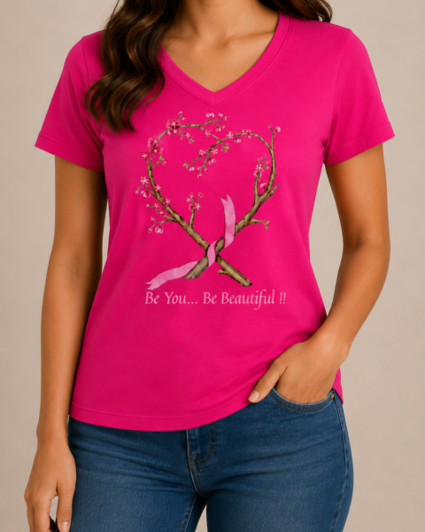 Hot Pink Pure Cotton T-Shirt