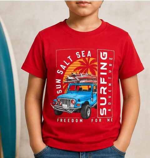 Boys' Pure Cotton T-Shirt Assorted 3 -Pack
