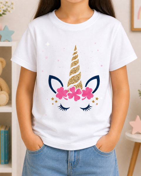 Girls' Pure Cotton T-Shirt Assorted 2-Pack