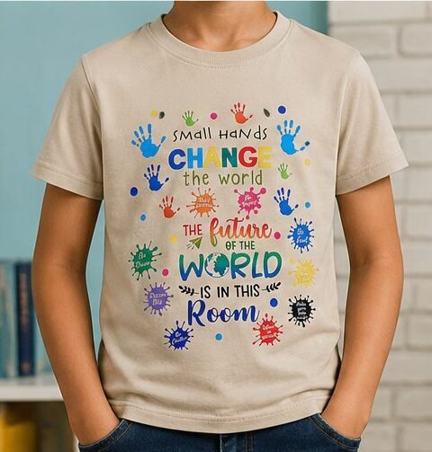 Sandal Small Hands Printed Boys T-Shirts