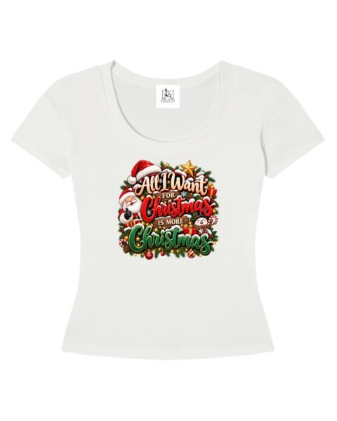 Christmas - Women's Longline Slim-Fit T-Shirt