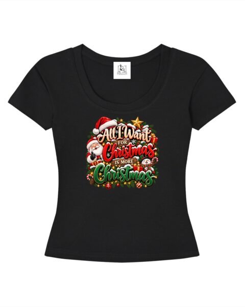 Christmas - Women's Longline Slim-Fit T-Shirt